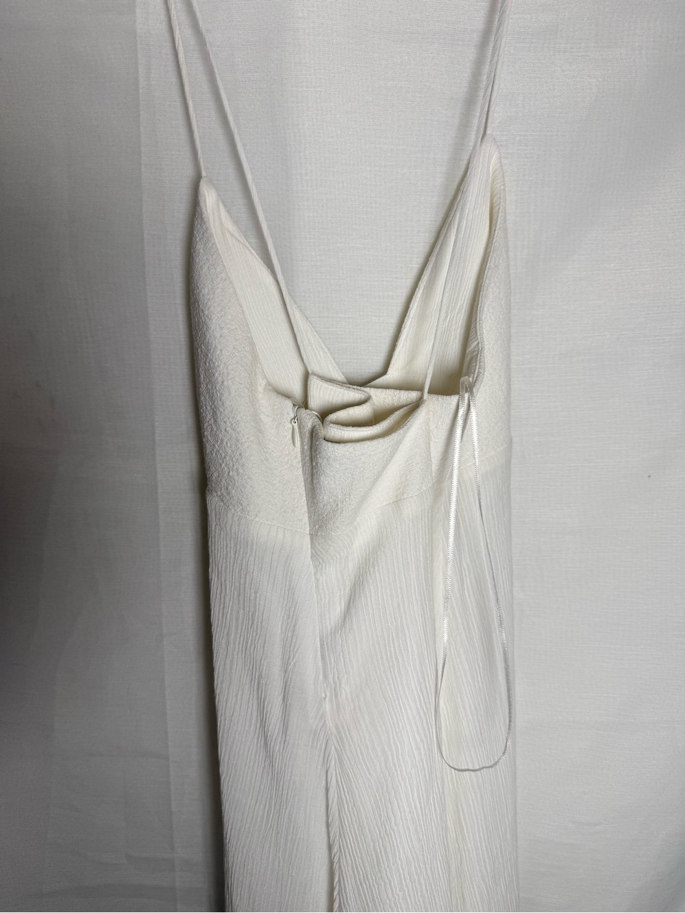 Zara White Textured Maxi Dress - Picture 6 of 11